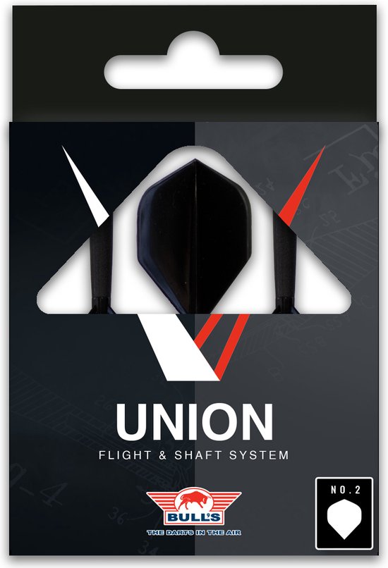 Bull's Union Flight System - Shaft Flight Systeem - No.2 - Zwart - Medium