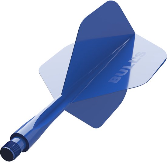 Bull's Union Pro Flight System - Kort - Blauw - Shaft & Flight in 1 van Bull's