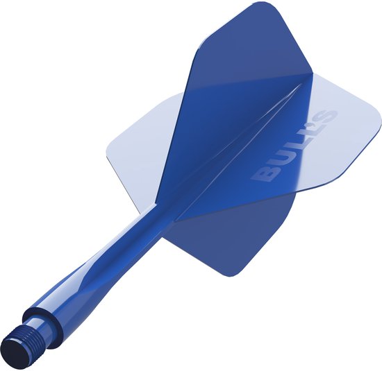 Bull's Union Pro Flight System - Medium - Blauw - Shaft & Flight in 1 van Bull's
