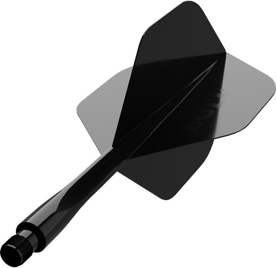 Bull's Union Pro Flight System - Medium - Zwart - Shaft & Flight in 1 van Bull's