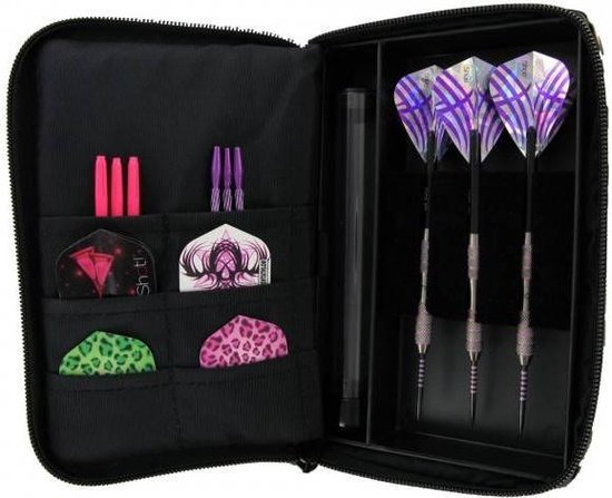 Bull's Unitas Case Nylon Black - Dart Case - Darts van Bull's