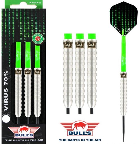 Bull's Virus 70% 24 gram Steeltip Darts van Bull's