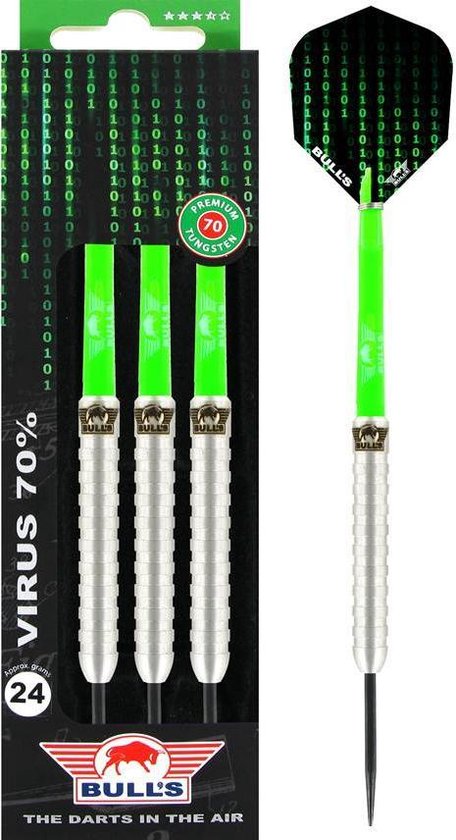 BULL'S Virus 70% Dartpijlen - 25 gram van Bull's
