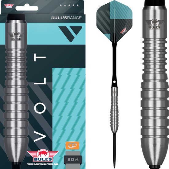 Bull's Volt Blue CP Steeltip 80% 26 gram van Bull's