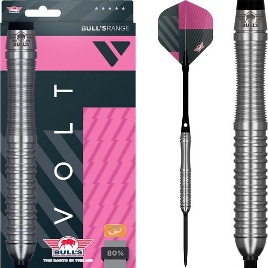 Bull's Volt Pink CP Steeltip 80% 26 gram van Bull's