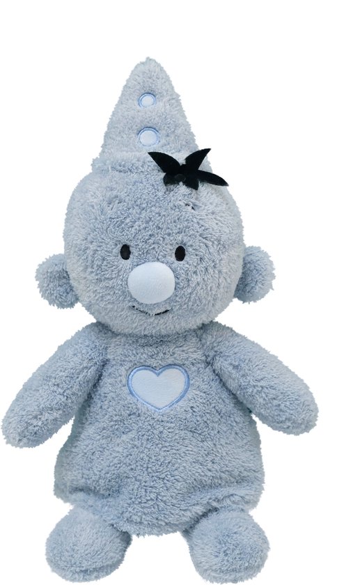 Bumba - Knuffel - Fluffy pluche 35 cm blauw van Bumba
