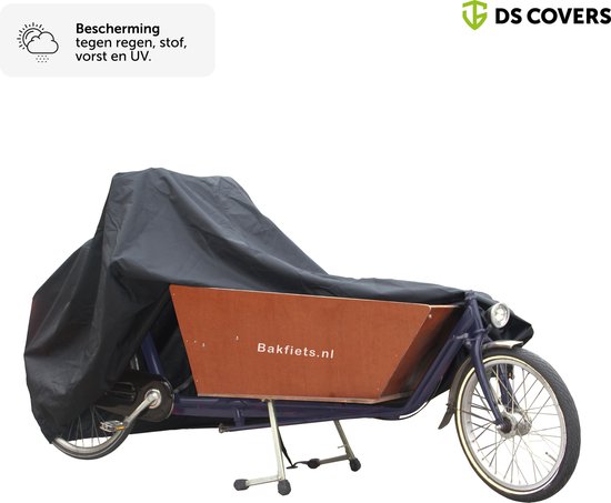 CARGO bakfietshoes van DS COVERS – Outdoor – Waterdicht – UV bescherming – 300D Oxford – geschikt voor 2 wielers – zonder regentent– Incl. Opbergzak van DS COVERS