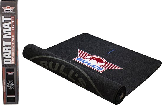 Carpet Dartmat 300x95cm - Black - Bulls van Merkloos