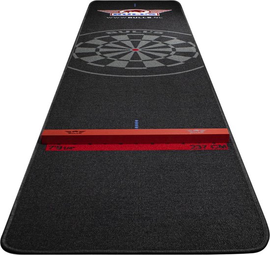 Carpet Dartmat + Oche 300x65cm - Black Stitching - Bulls van Bull's