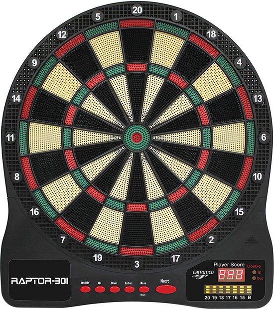 Carromco Raptor-301 - Elektronisch Dartbord van Carromco