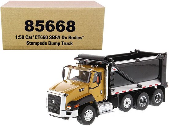 Cat CT660 Truck - Kieper - 1:50 - Diecast Masters - Transport Series van Cat