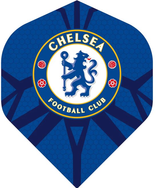 CHELSEA F1 VOETBAL FLIGHTS - 1 SET (3 FLIGHTS) - DART - FOOTBALL van Merkloos