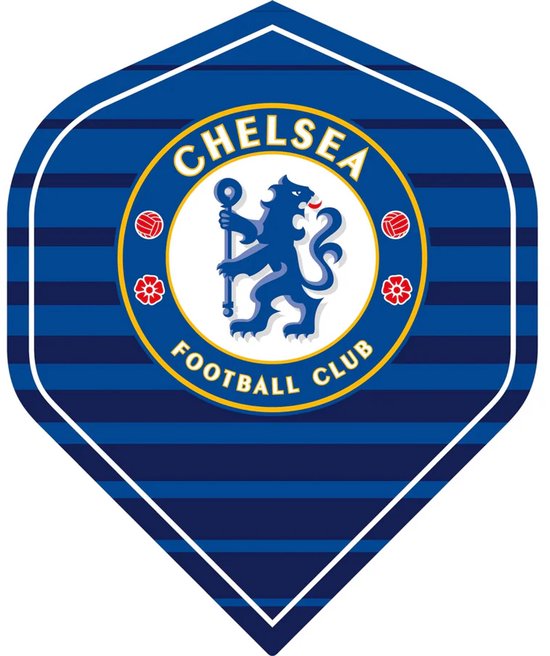 CHELSEA F2 VOETBAL FLIGHTS - 1 SET (3 FLIGHTS) - DART - FOOTBALL van Merkloos