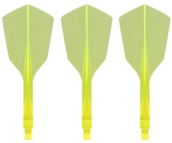 Condor AXE 120 Trifin Narrow Neon Yellow - Dart Flights van Merkloos
