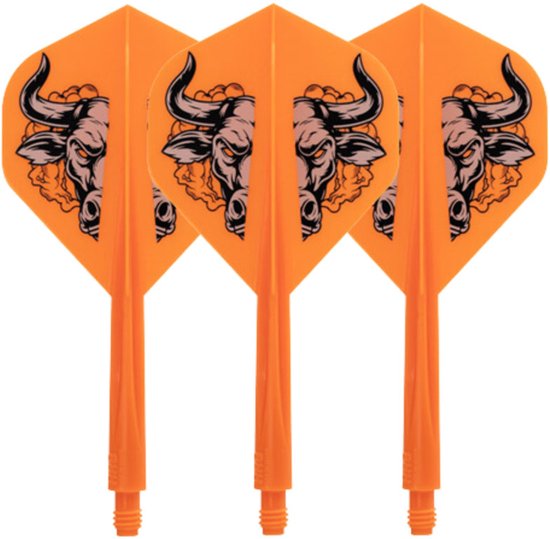 Condor Axe Player - Mal Cuming - Aussie Bull - Orange - Standard - Dart Flight