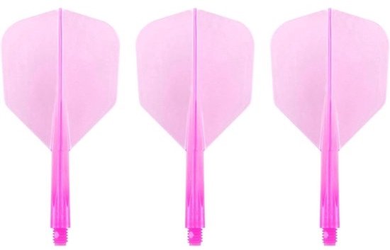 Condor Dart Flights - Geïntegreerde Flight en Stem - Darten Verbeteren - Zero Stress Ontwerp - Short Small - Roze van Condor