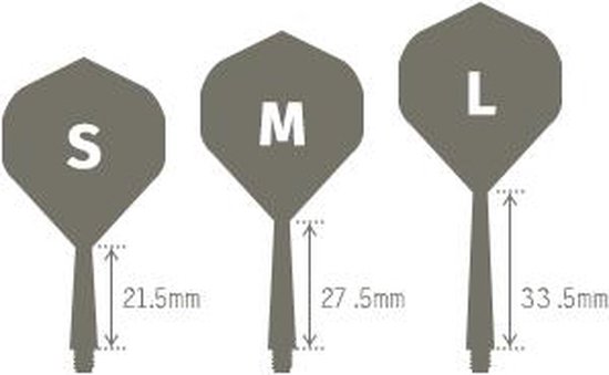 Condor Neon Axe Flight System - Standard Orange - Dart Flights van Condor