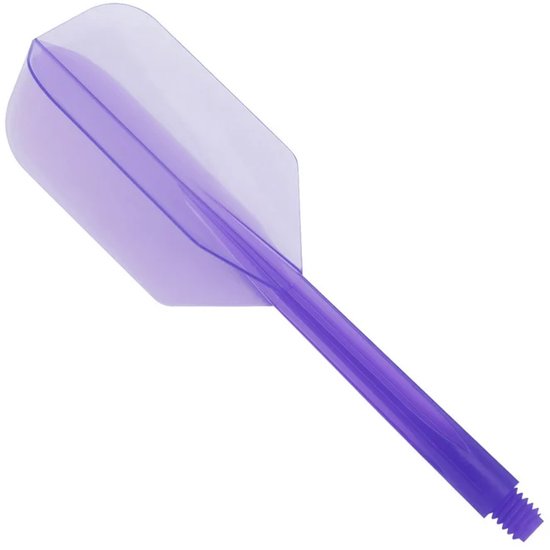 Condor Zero Stress Flight System Slim Clear Purple - Dart Flights van Merkloos