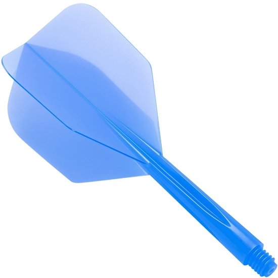 Condor Zero Stress Flight System - Small Clear Blue - Dart Flights van Condor