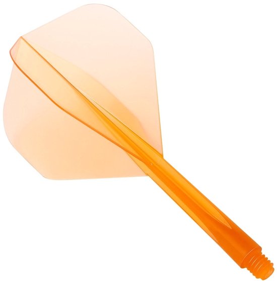Condor Zero Stress Flight System - Standard Clear Orange - Dart Flights Long van Condor