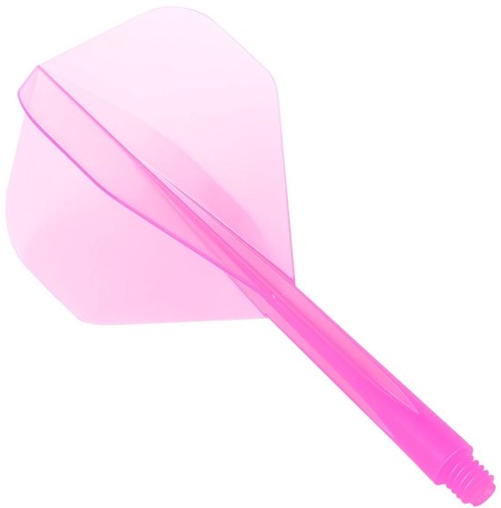 Condor Zero Stress Flight System - Standard Clear Pink - Dart Flights Long van Condor