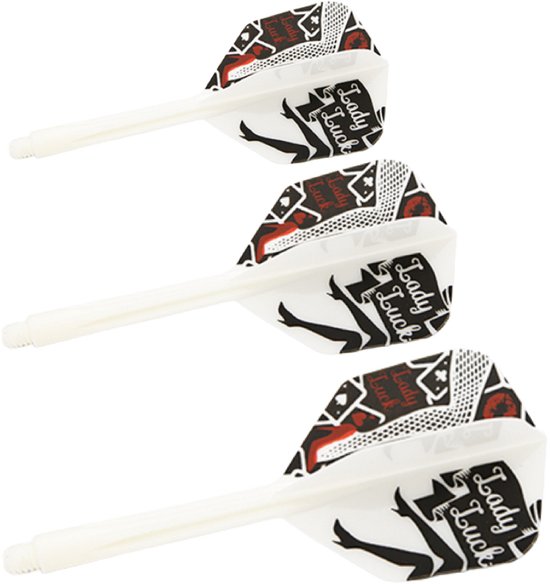 Condor Zero Stress Player - Yuki Yamada - LadyLuck - White - Small - Dart Flight van Merkloos