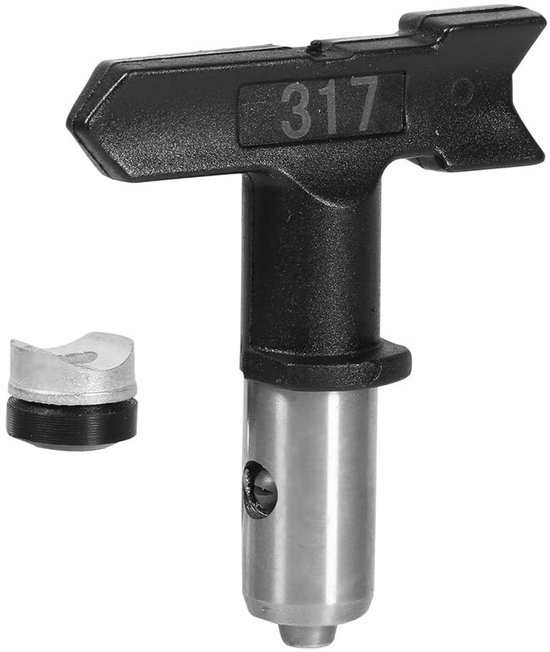 Cosensi - Tungsten Steel Spray Nozzle - Reversible Spraykop - Geschikt voor Airless Spuiten - Zwart - Misting Accessoire - Voor Professioneel Gebru... van Merkloos