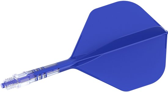 Cuesoul ROST T19 Integrated Dart Flights Big Standard Wing Carbon Blue - Dart Flights