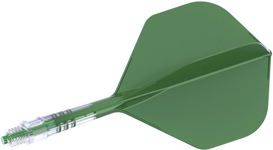 Cuesoul ROST T19 Integrated Dart Flights Big Standard Wing Carbon Green - Dart Flights van Merkloos