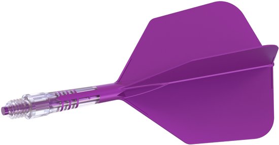 Cuesoul ROST T19 Integrated Dart Flights Big Wing Carbon Purple - Dart Flights van Merkloos