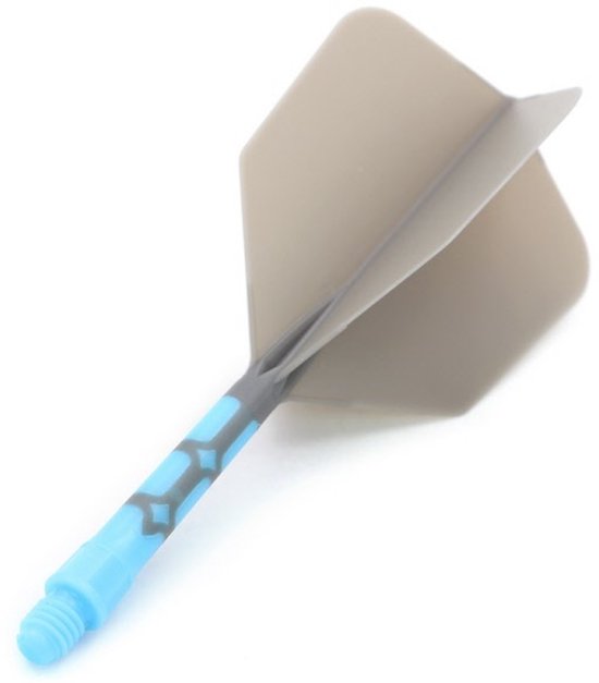 Cuesoul - ROST T19 Integrated Dart Flights - Big Wing - Grey Blue van Merkloos