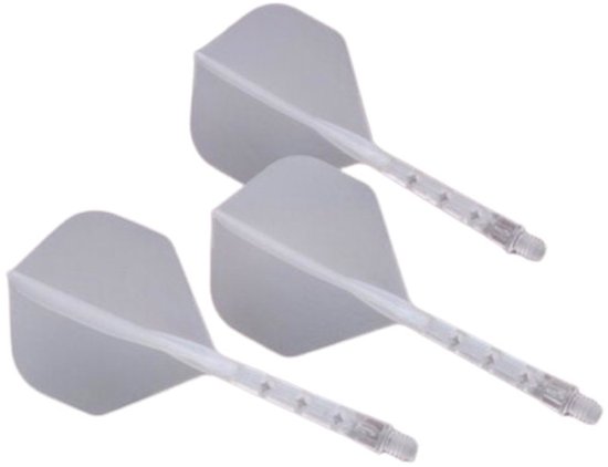 Cuesoul - ROST T19 Integrated Dart Flights - Standard Shape - Clear van Merkloos