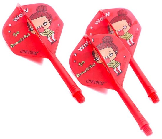 Cuesoul - Tero Flight System AK5 Rost LoveOne - Happy Girl - Standard Shape - Red van Merkloos