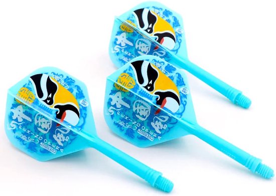 Cuesoul - Tero Flight System AK5 Rost Peking Opera Mask - Standard Shape - Blue van Cuesoul