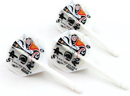 Cuesoul - Tero Flight System AK5 Rost Peking Opera Mask - Standard Shape - White van Cuesoul