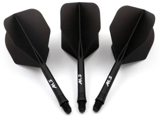 Cuesoul - Tero Flight System AK5 Rost Standaard - Black - Dart Flights van Merkloos
