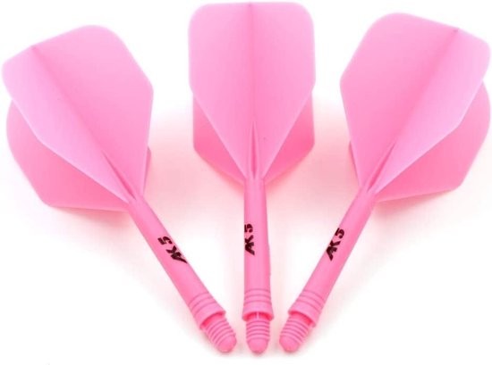 Cuesoul - Tero Flight System AK5 Rost Standaard - Pink - Dart Flights van Cuesoul