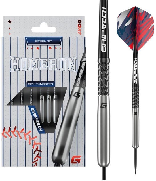 Dailygoods- Darts 90% Wolfraam - 23 Gram - 3 Barrels - 3 Flights - 3 Shafts - Geschikt voor Beginners/Gevorderden - Dartpijlen