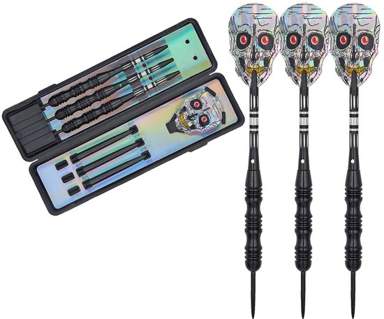 Dailygoody - Dartpijlen Set - Professionele dartset - 24 gram - Inclusief tas - Voor beginners en gevorderden - Ideaal voor trainingen en wedstrijden