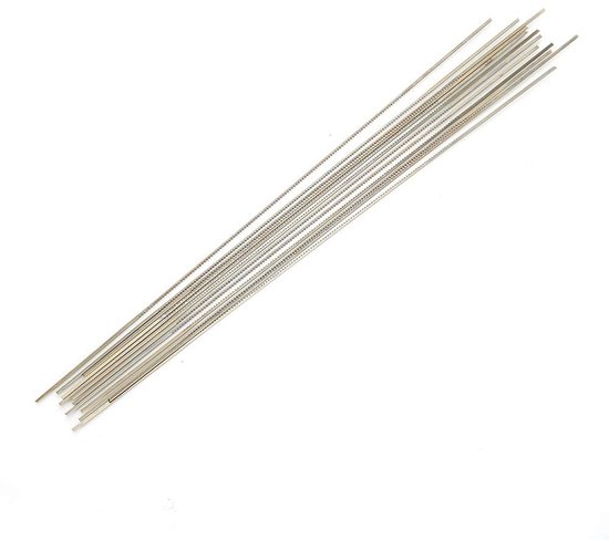 Dailygoody - Sieradenzaagblad - Tungsten Steel - Draagbaar Gereedschap - 12st - Juwelierszaag - Voor Het Maken van Sieraden