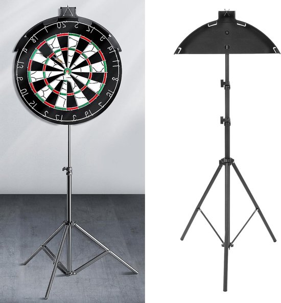 Dart Board Stand - Tripod Vouwbaar Staal Stevig Gemakkelijk Te Monteren Dart Board Houder van Dart