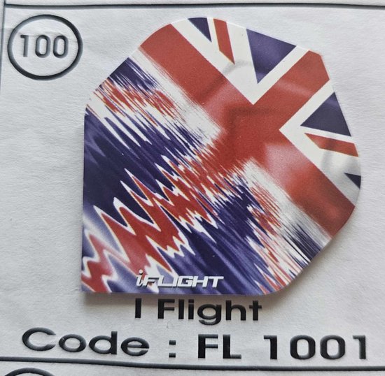 Dart Flights - 10 sets (30 stuks) - 100 micron - 1001 van Harrows