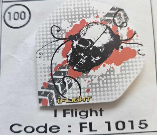 Dart Flights - 10 sets (30 stuks) - 100 micron - 1015 van Dart