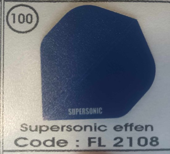 Dart Flights - 10 sets (30 stuks) - 100 micron - 2108 van Dart