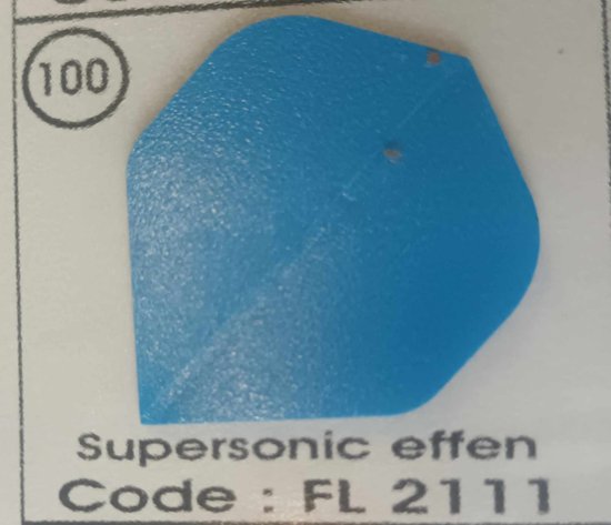 Dart Flights - 10 sets (30 stuks) - 100 micron - 2111 van Dart