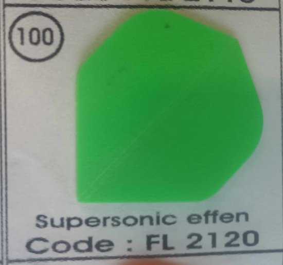 Dart Flights - 10 sets (30 stuks) - 100 micron - 2120 van Dart