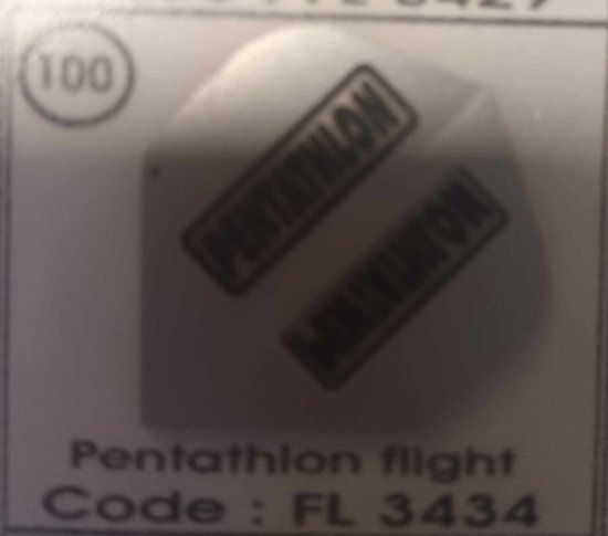 Dart Flights - 10 sets (30 stuks) - 100 micron - 3434 van Dart