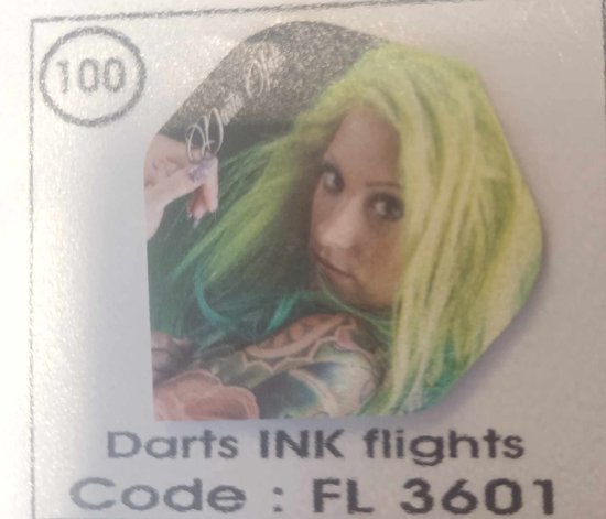 Dart Flights - 10 sets (30 stuks) - 100 micron - 3601 van Dart