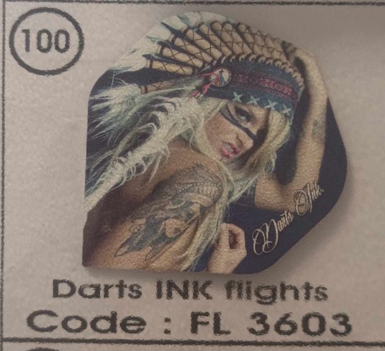 Dart Flights - 10 sets (30 stuks) - 100 micron - 3603 van Dart