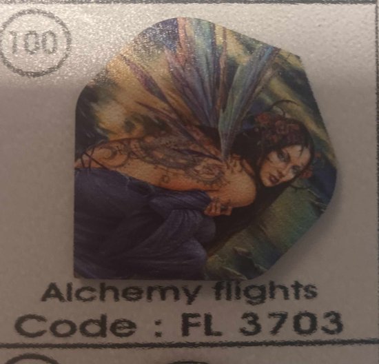 Dart Flights - 10 sets (30 stuks) - 100 micron - 3703 van Dart